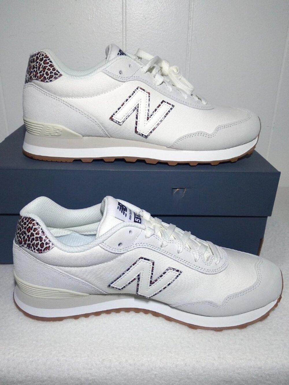 New Balance 515 V3 Classic Women's Size 11 White Brown WL515S03 NEW in Box